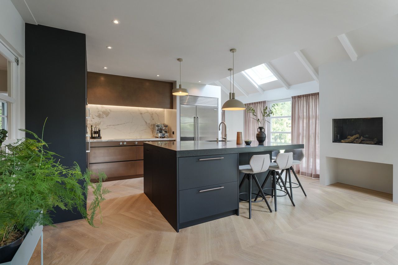 Familie villa Bilthoven Lodder keuken | Villa18 Interieurs