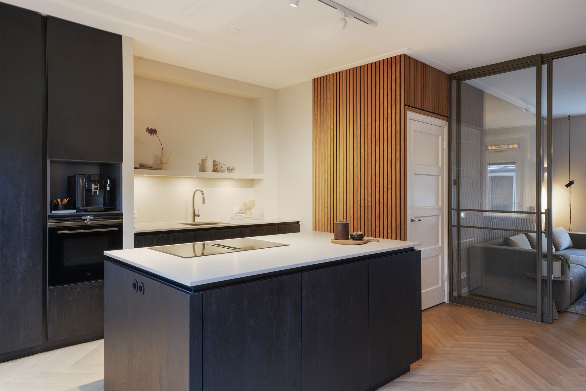 Houten wandbekleding, houten latjes, Woodupp
