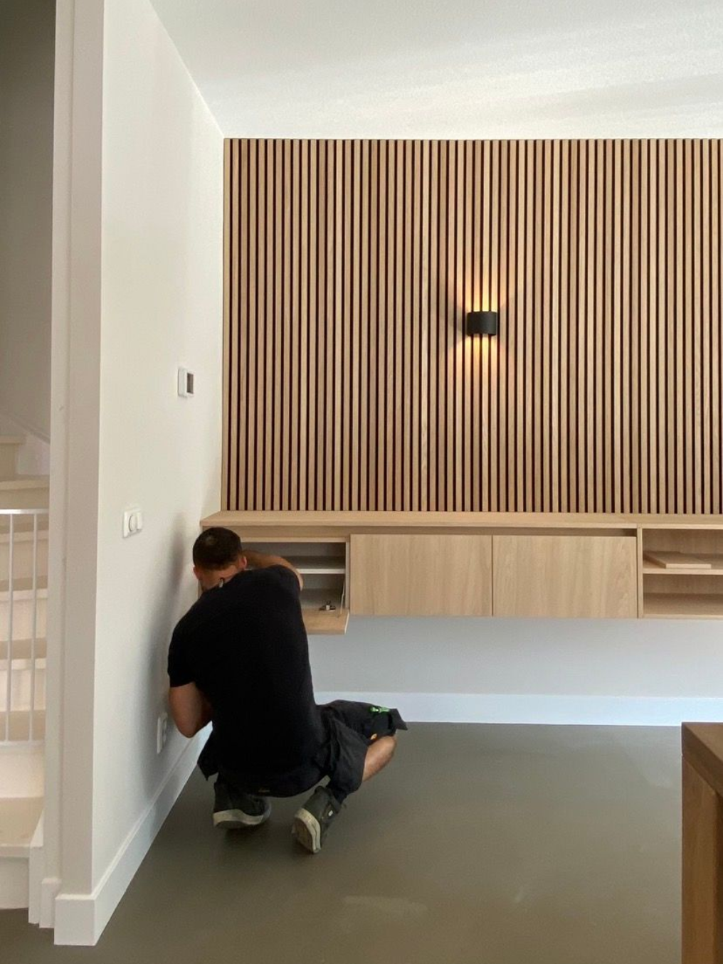 Een van de vaste interieur maatwerk, meubelmakers van Villa18 Interieurdesign