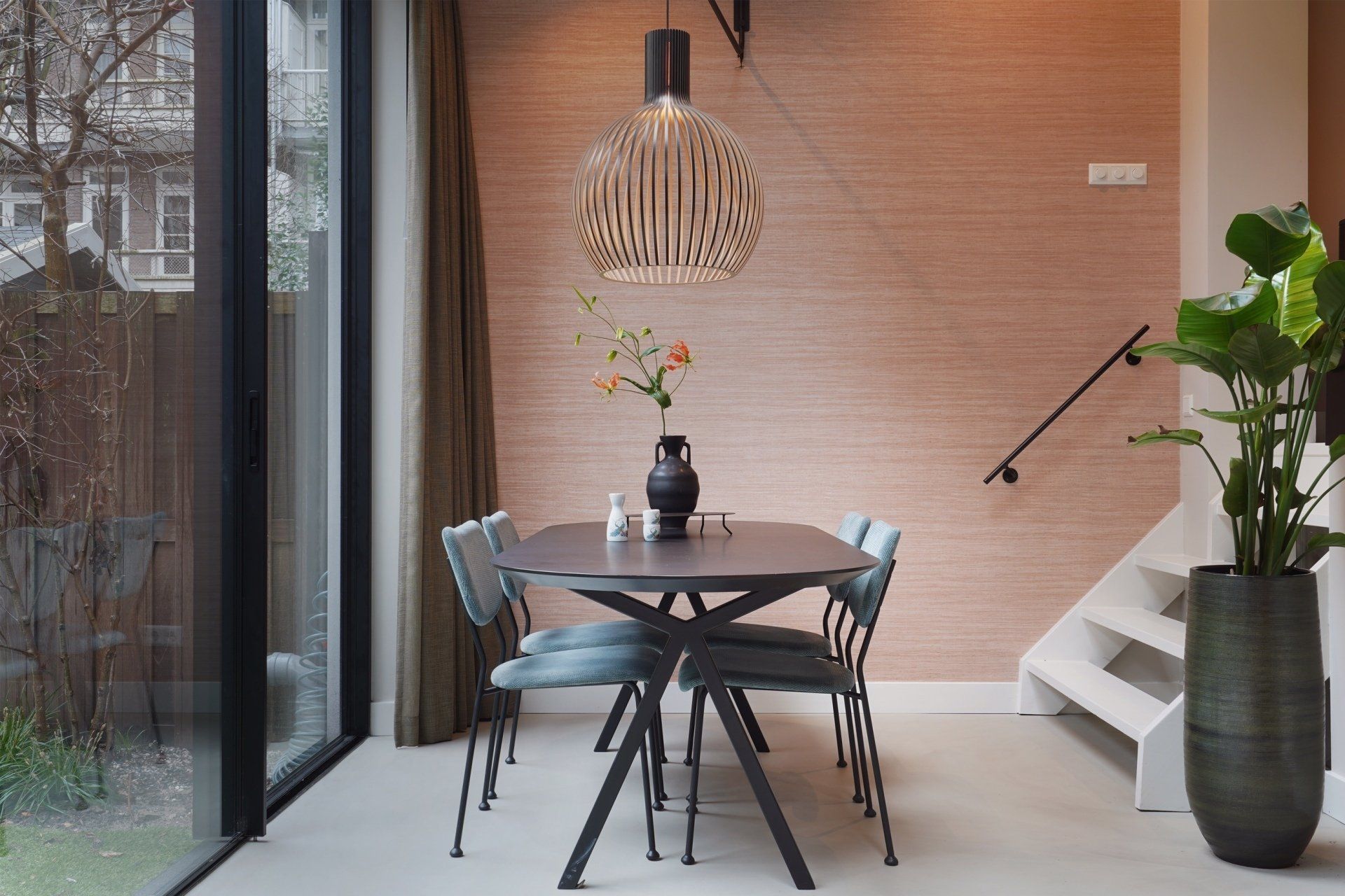 moderne aanbouw met schuifpui Amsterdam | Villa18 Interieurs