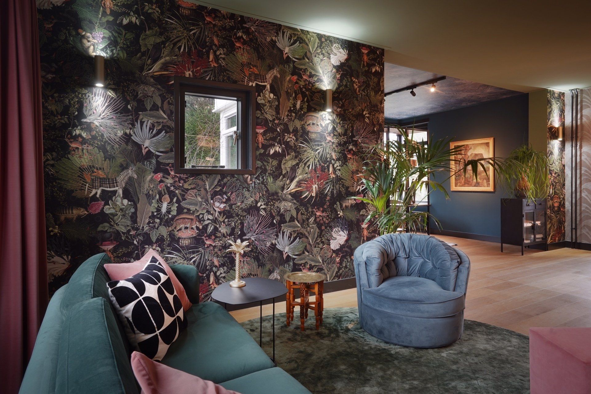 Interieur villa Soestdijk met Arte behang
