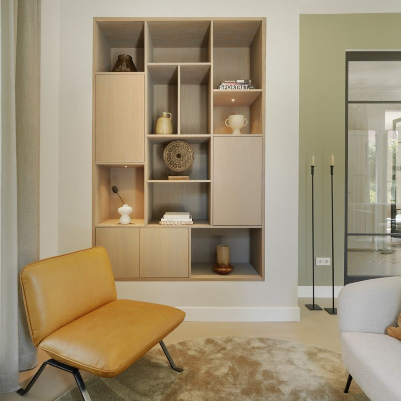 Wandkast maatwerk interieur villa | Villa18 Interieurs