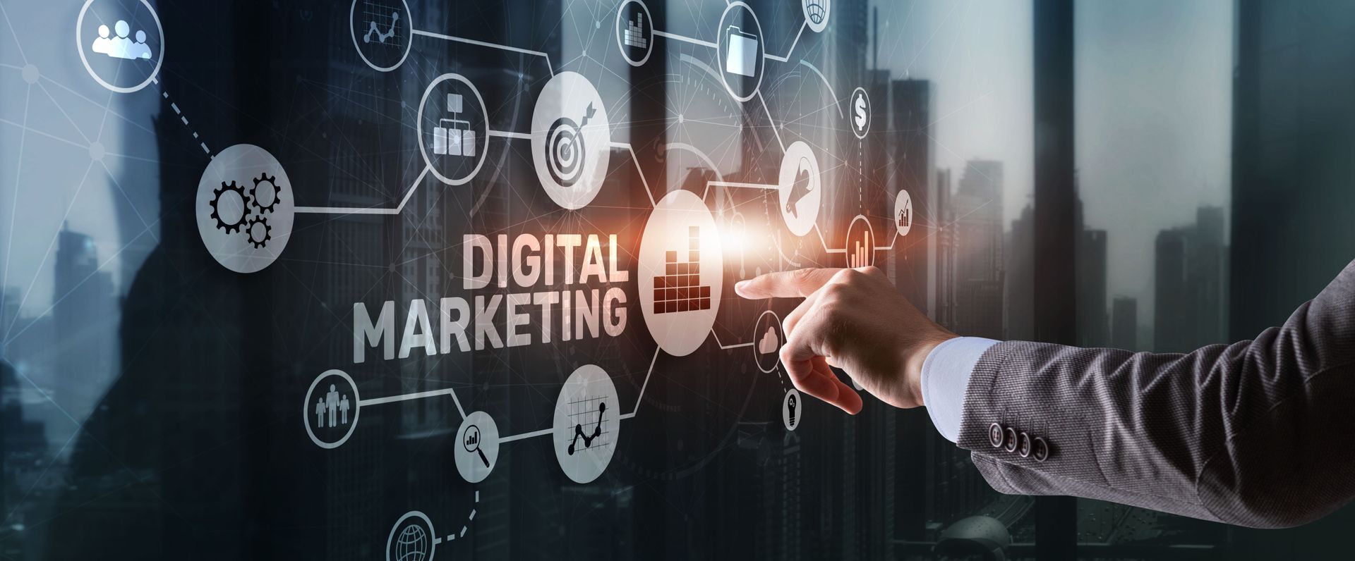 digital marketing technology concept