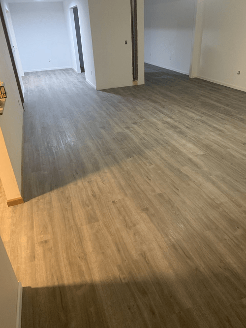 Vinyl Flooring on The Basement — Fort Wayne, IN — G & W Flooring