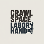 Crawl Space Labor Hand logo