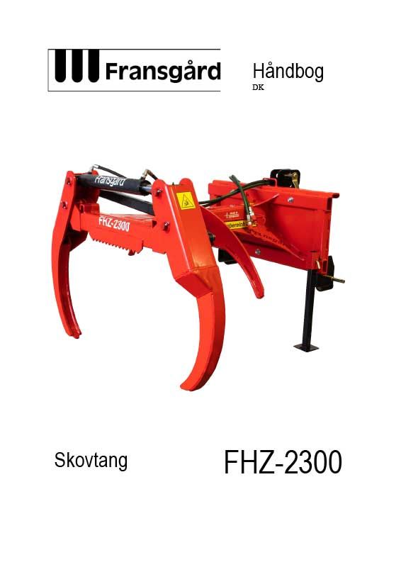 En manual om en skovtang er vist på hvid baggrund.