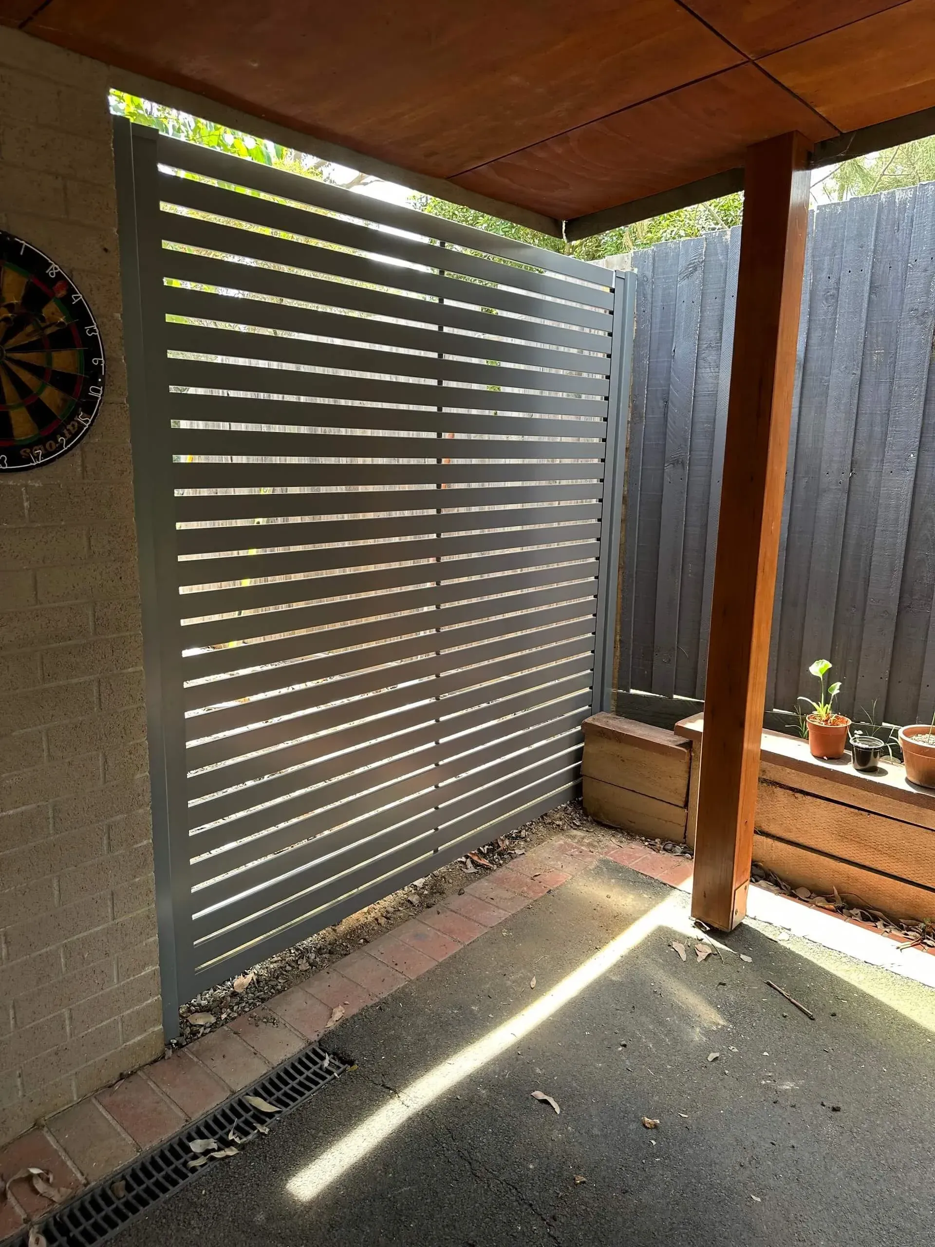 aluminium slat fencing