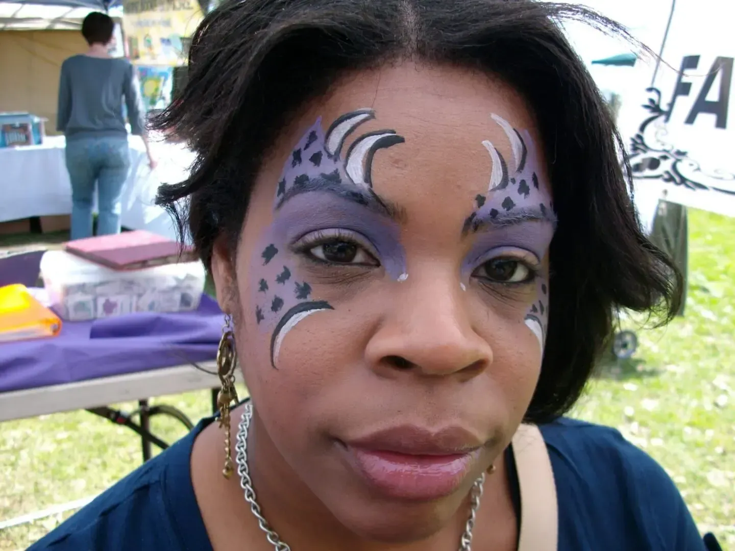 girl with facepaint