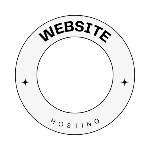A circular badge with