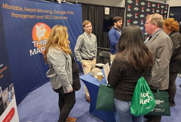 Google Ads & AI SEO Services: Third Marble Marketing team at google ads and seo convention