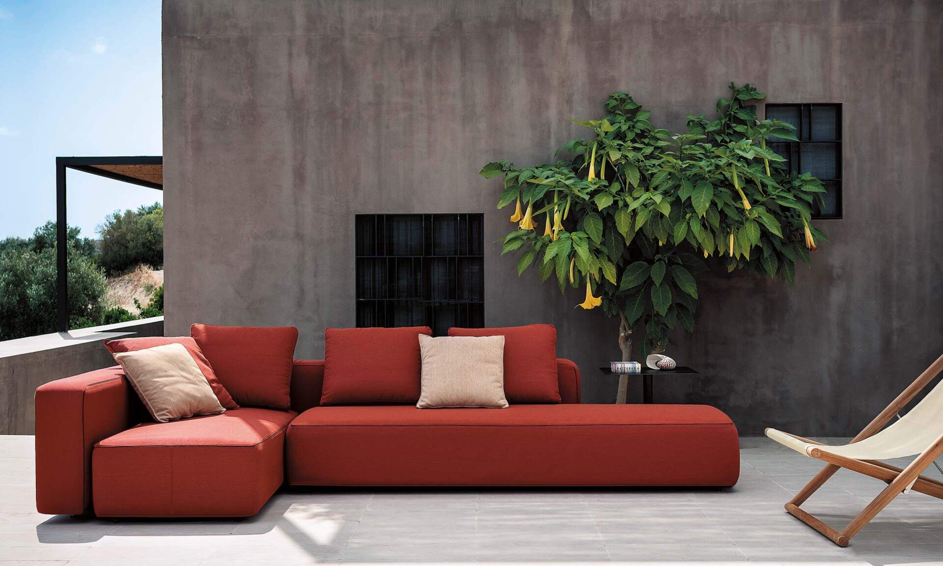 Divani su terrazzo