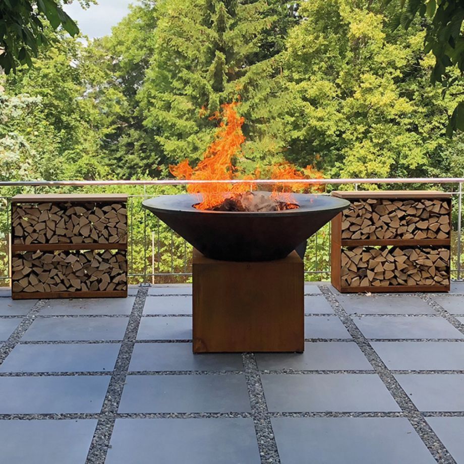 Barbecue tondo americano