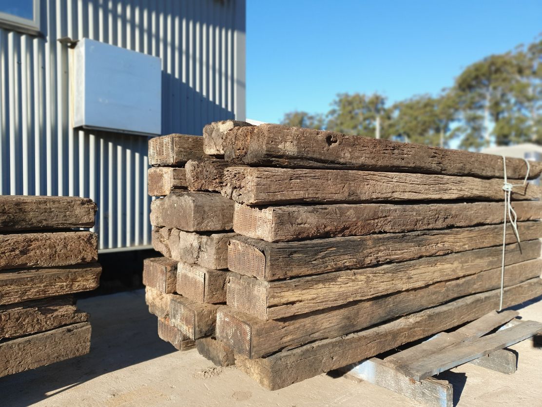 Railway Sleepers — Landscape Supplies in Port Macquarie, NSW