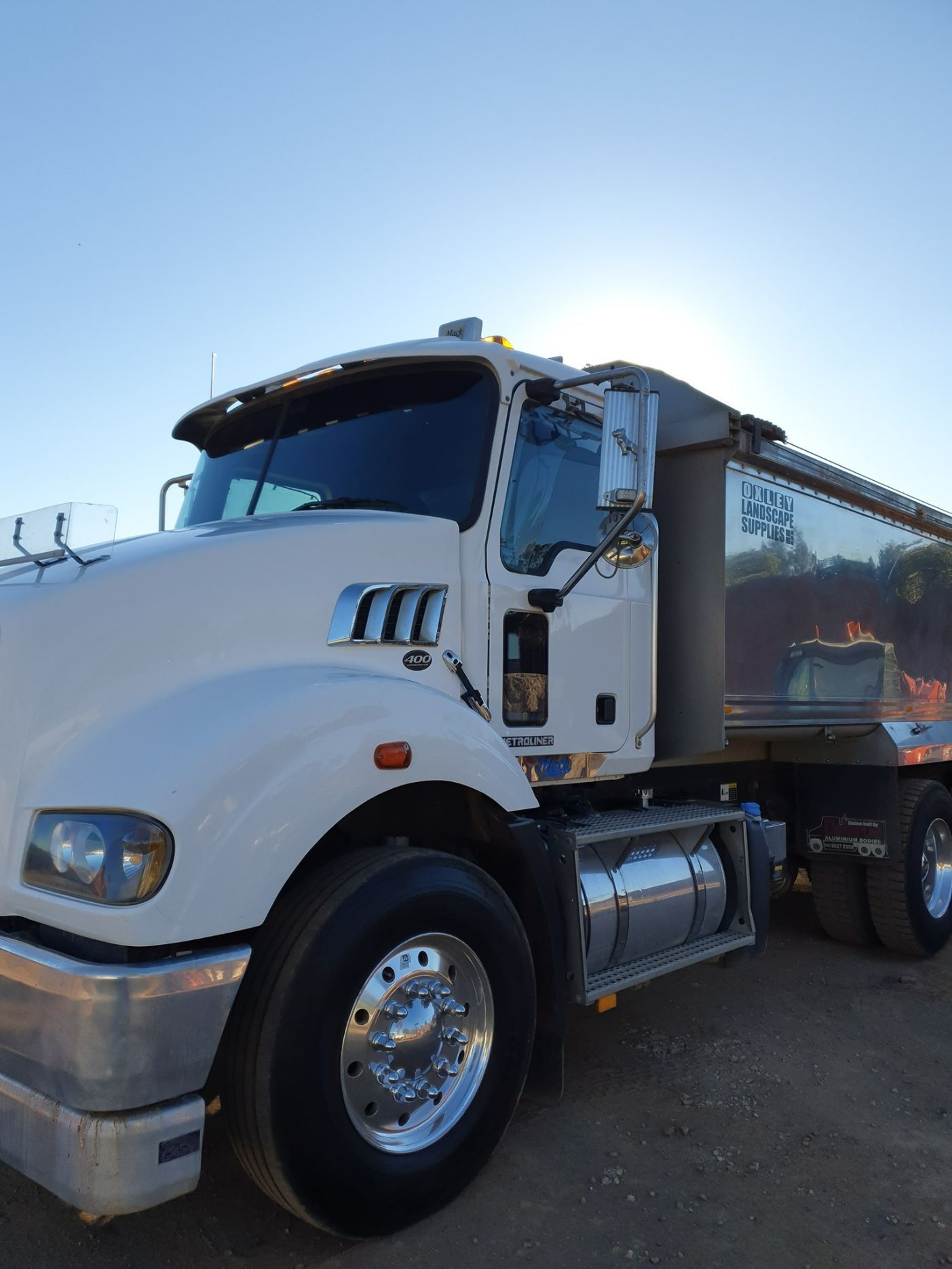 Oxley Landscape Supplies Truck — Delivery & Equipment Hire in Port Macquarie, NSW
