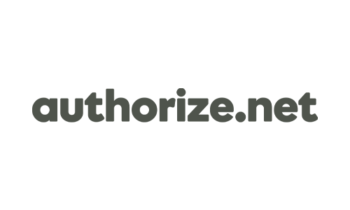 A logo for authorize.net on a white background.