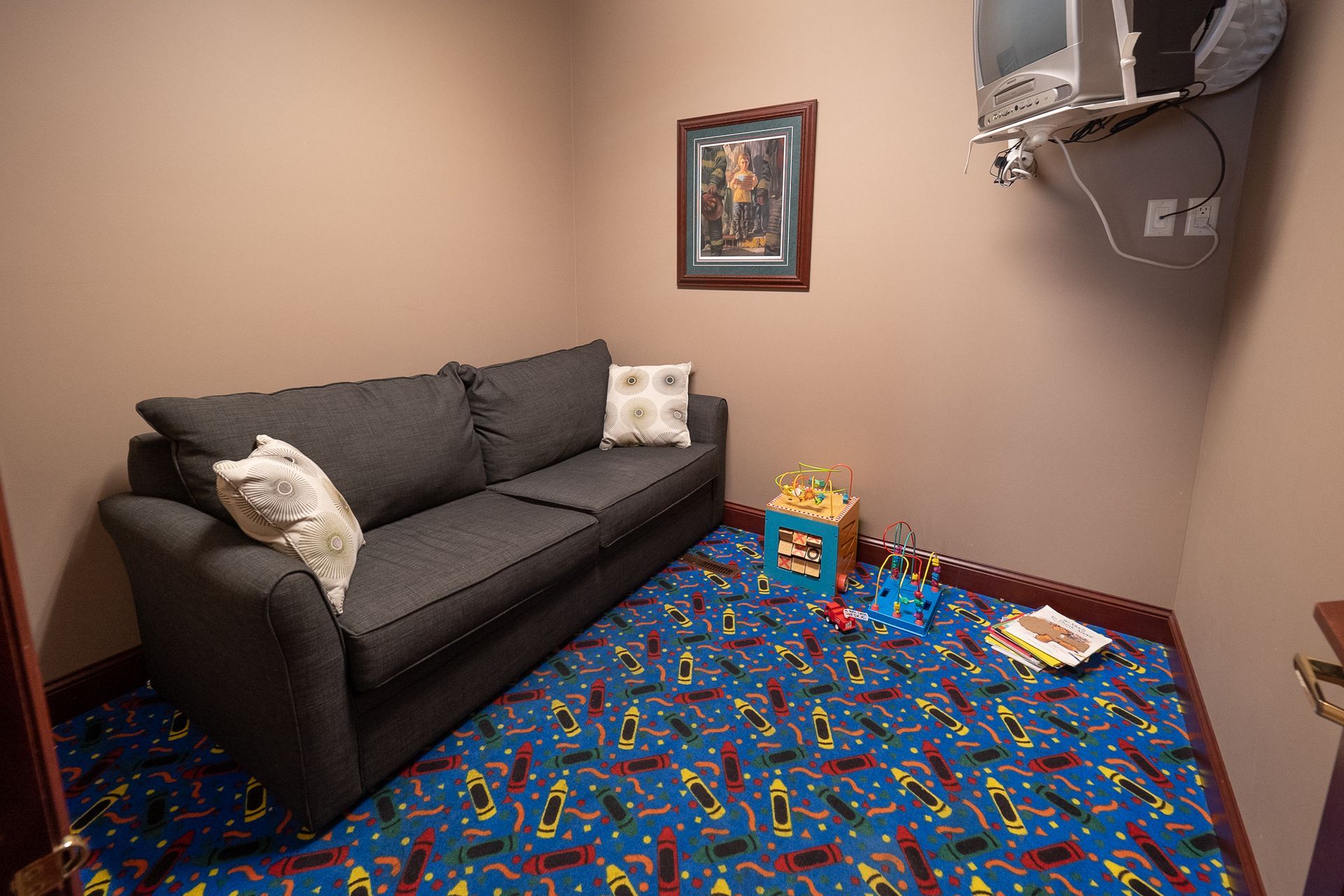 The interior of Hoff Funeral Home