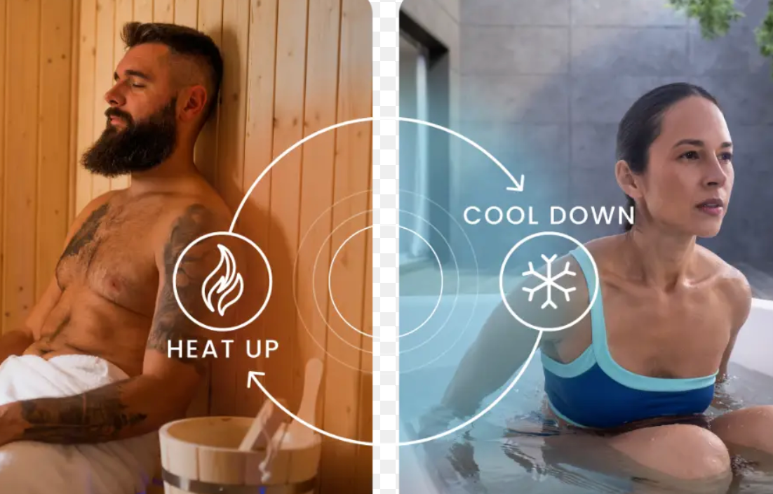 Contrast therapy, infrared sauna and cold plunge