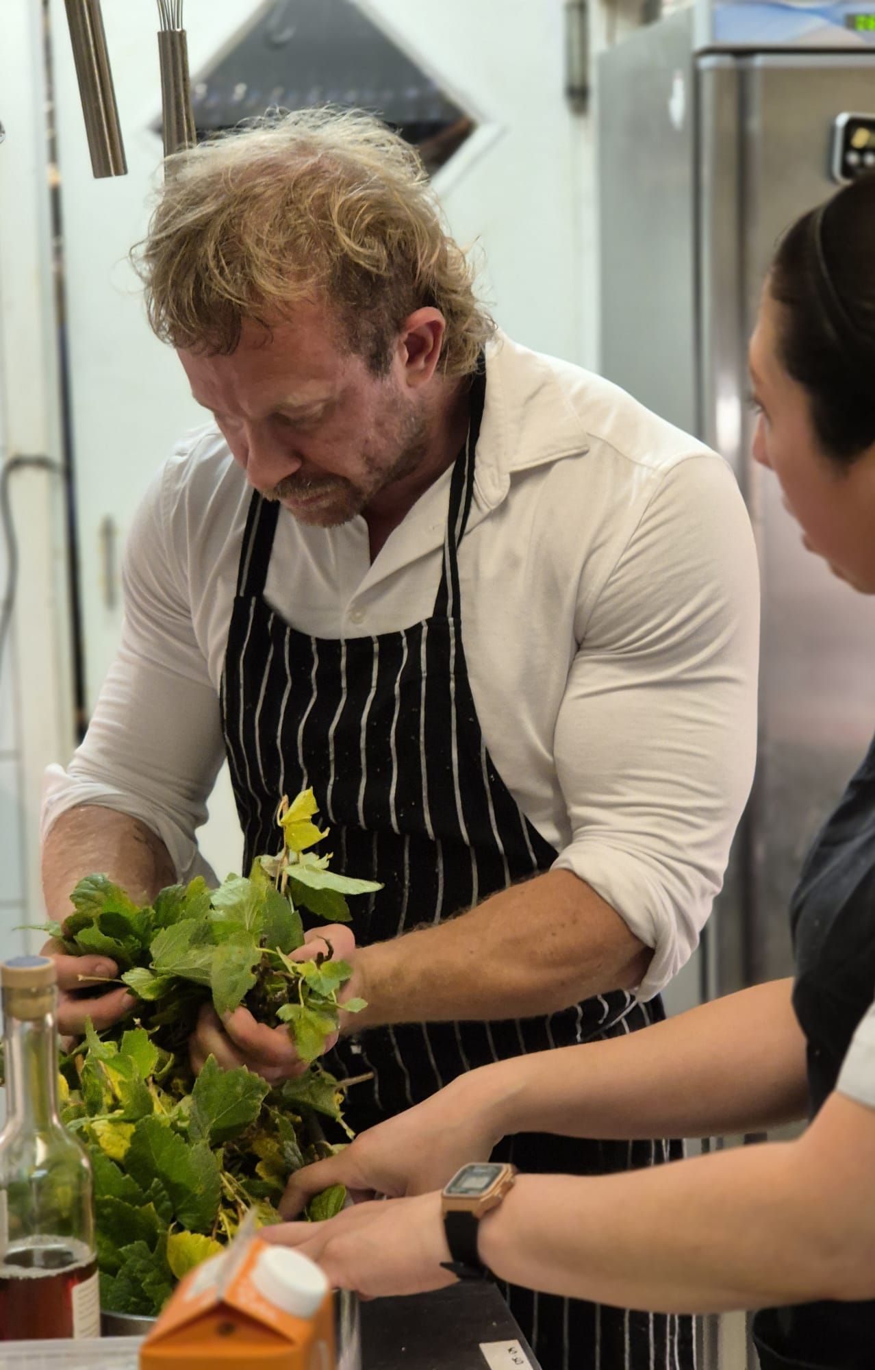 Head chef Nikolas Carlsen at Moon by Amateur