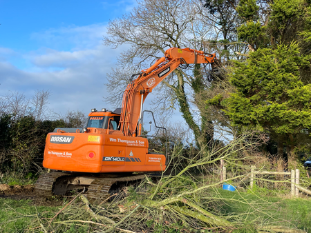 Track diggers - Ballygowan, Newtownards - William Thompson & Son - Excavations