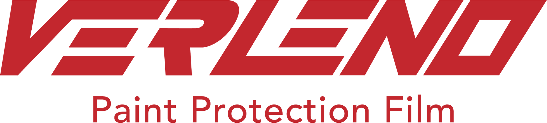 Erlend Paint Protection Film logo in red text on a white background