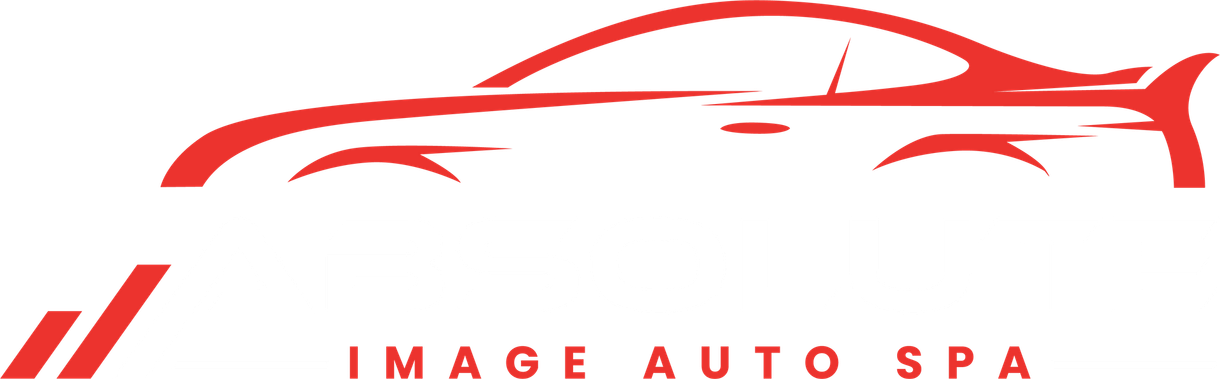 Red car outline logo with the text “IMAGE AUTO SPA” on a white background