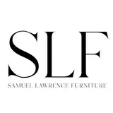 Logo for Samuel Lawrence Furniture: Black text 