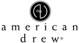 Logo for American Drew furniture. A circular design with a stylized 