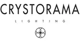 CRYSTORAMA Lighting logo with text and circular design.