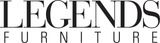 Legends Furniture logo. Black text on white background.