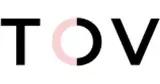 Logo with the letters T, O, and V. The 