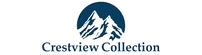 Crestview Collection logo with a mountain scene inside a blue circle and text beneath.