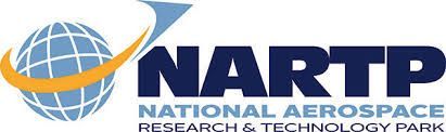 Logo for National Aerospace Research & Technology Park: bold dark blue letters