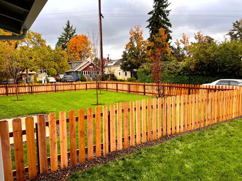 Backyard With Fence