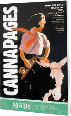 A book called cannapages has a picture of a woman riding a donkey on the cover.