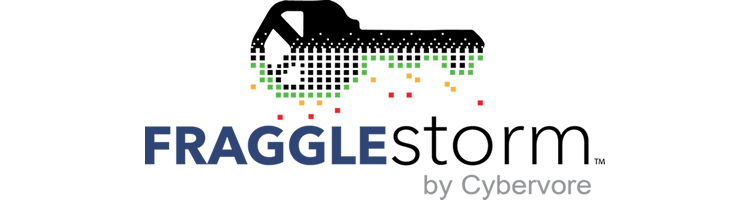 Fragglestorm by cybervore logo on a white background
