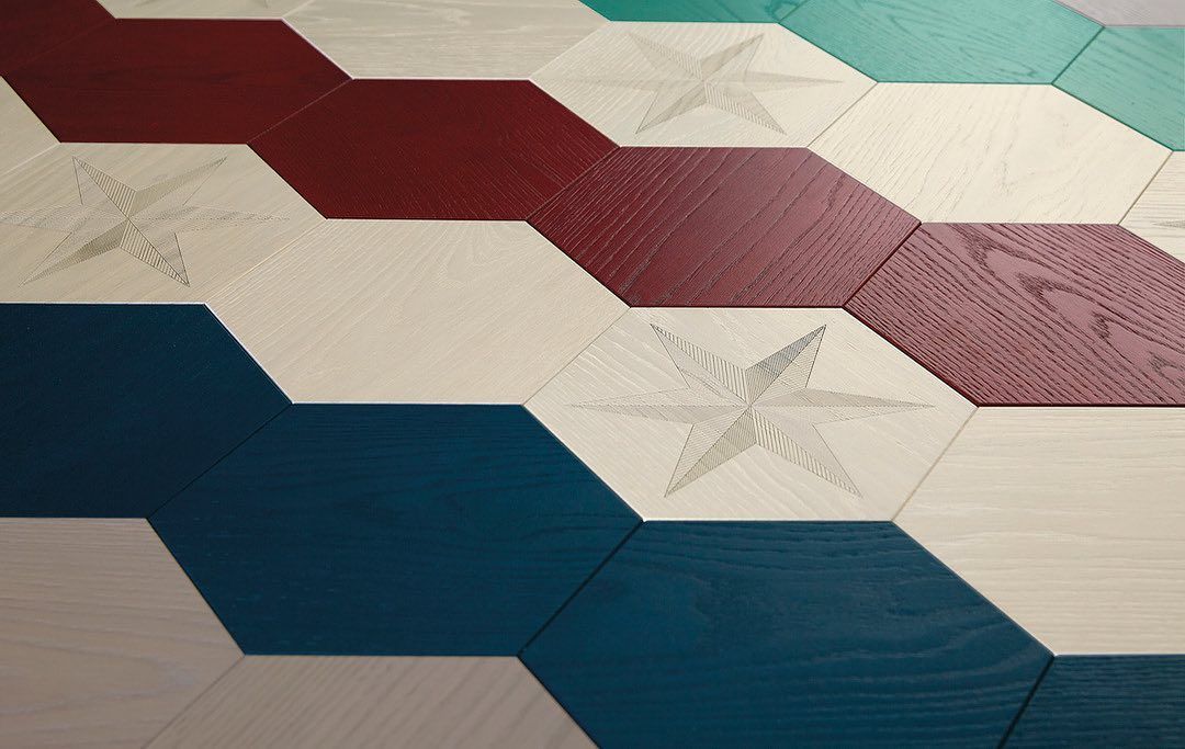 wood Bisazza parquet decorato