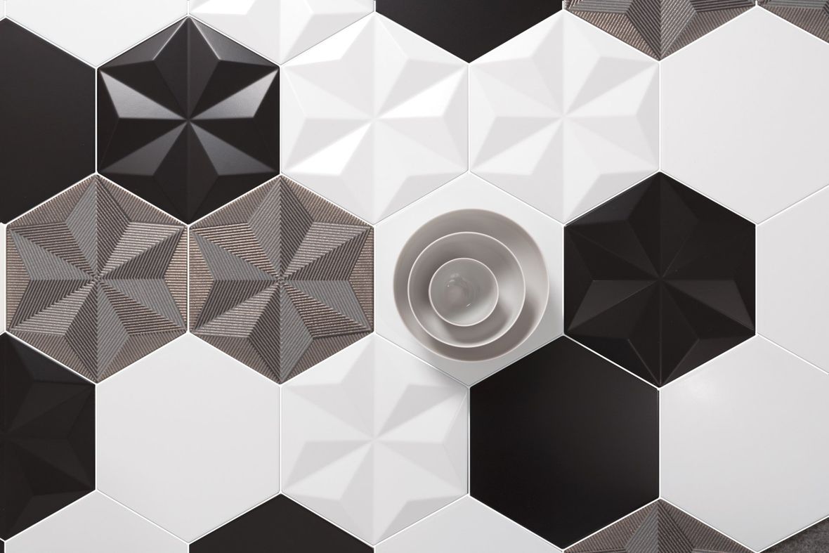 quintessenza rivestimento design serie origami