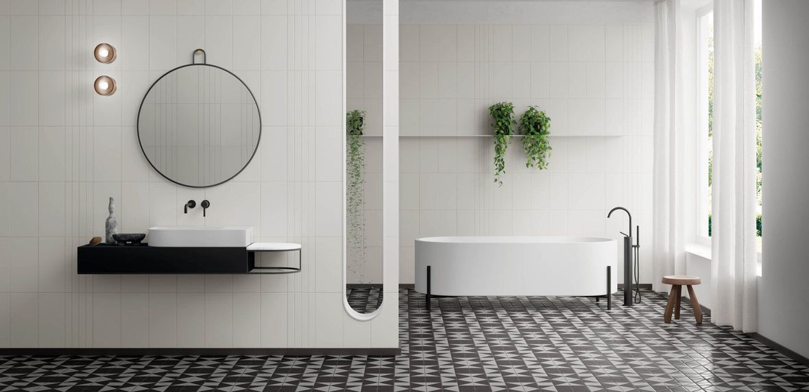 Pavimento e rivestimento in gres di Ceramica Vogue
