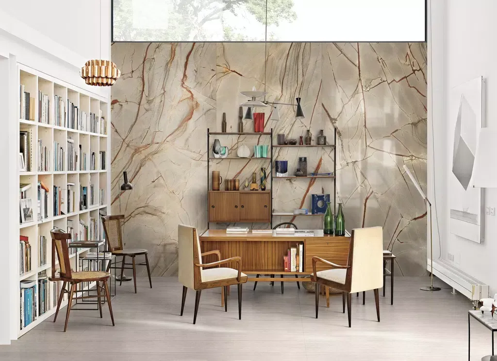pavimento e rivestimento in gres porcellanato serie Heritage Luxury Florim