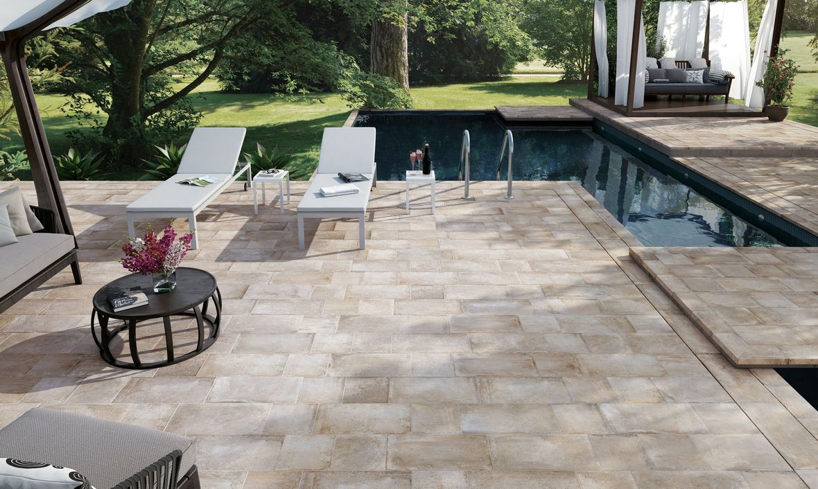 pavimento in gres porcellanato di monocibec serie geobrick
