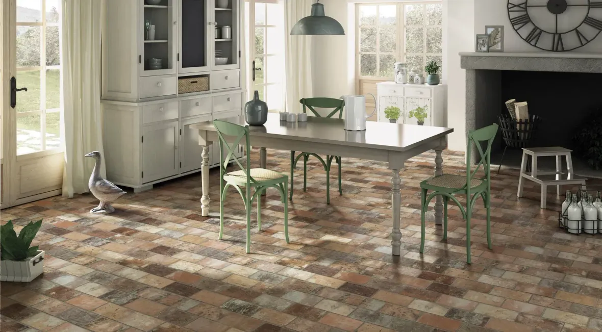 Pavimento in gres porcellanato serie London di Ceramica Rondine