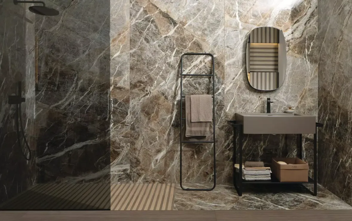 pavimento e rivestimento in gres porcellanato serie Nature Mood di Creative Design Florim