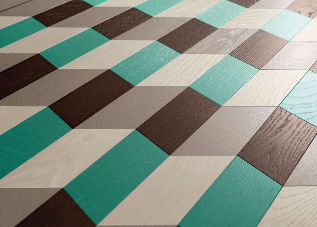Bisazza Wood parquet design Studio Job
