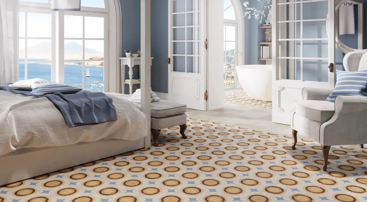Pavimento in gres porcellanato serie Swing di Ceramica Rondine