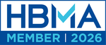 HBMA Member 2026 logo in blue and teal text on a white background