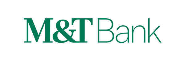 M&T Bank logo in green text on a white background