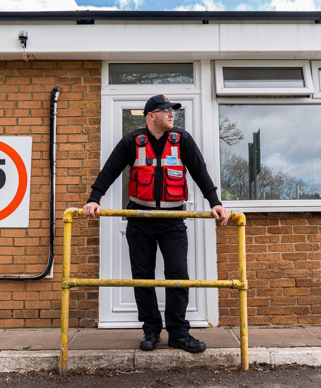 security officer at gate house