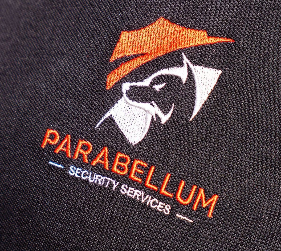 parabellum security  logo on workwear 