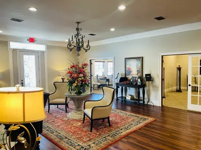 Williams Funeral Home foyer, Arkadelphia AR