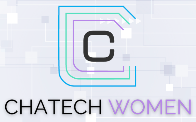 A logo for chatech women with a c on it